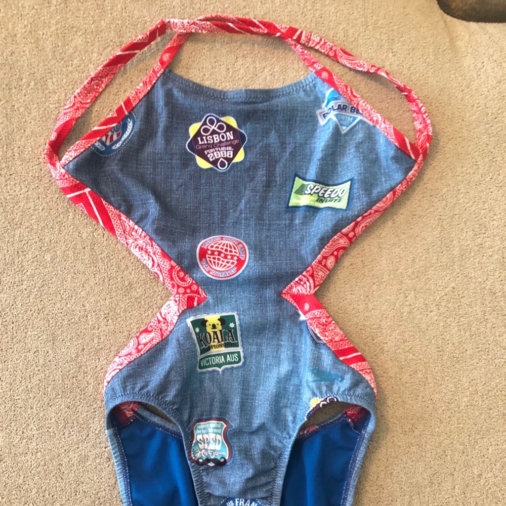SPEEDO open back practice one-piece SIZE 26/8